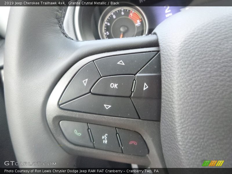 Granite Crystal Metallic / Black 2019 Jeep Cherokee Trailhawk 4x4