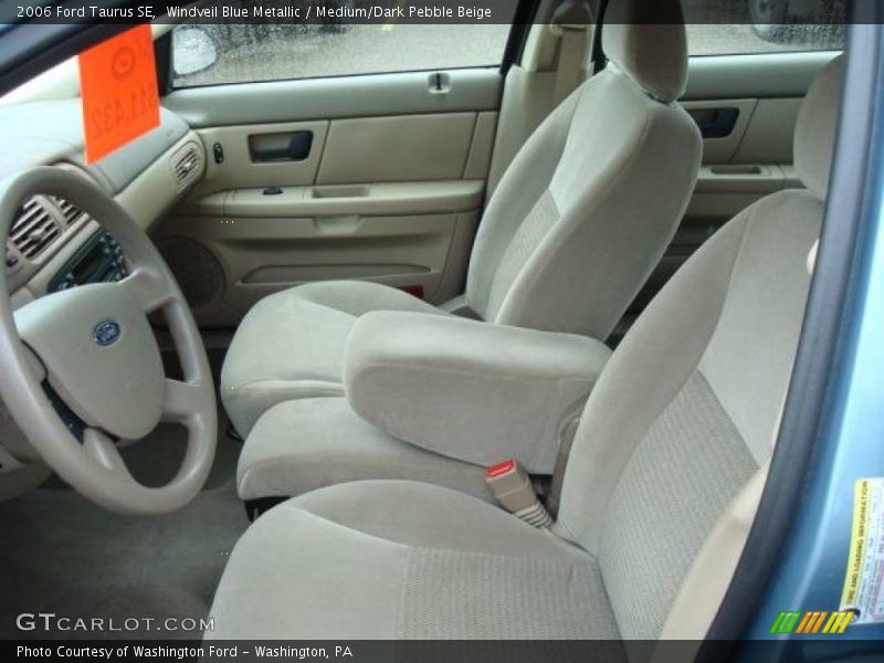 Windveil Blue Metallic / Medium/Dark Pebble Beige 2006 Ford Taurus SE