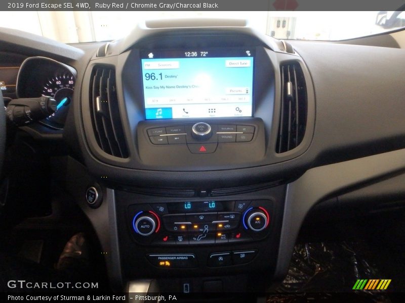 Ruby Red / Chromite Gray/Charcoal Black 2019 Ford Escape SEL 4WD