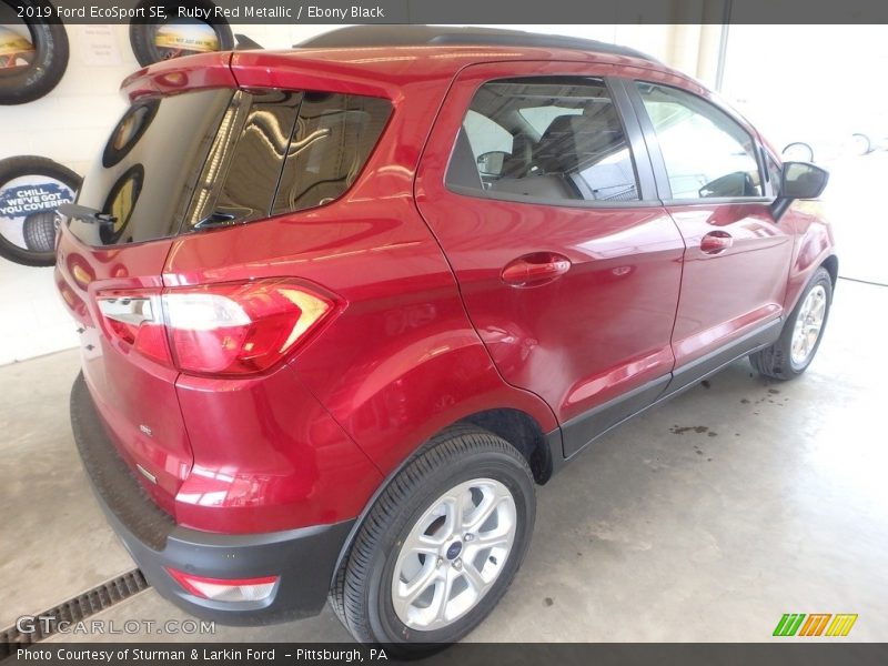 Ruby Red Metallic / Ebony Black 2019 Ford EcoSport SE