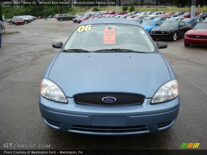 Windveil Blue Metallic / Medium/Dark Pebble Beige 2006 Ford Taurus SE