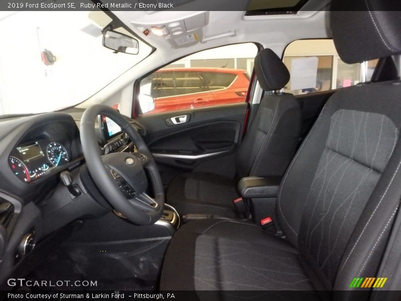 Ruby Red Metallic / Ebony Black 2019 Ford EcoSport SE
