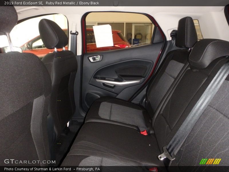 Ruby Red Metallic / Ebony Black 2019 Ford EcoSport SE