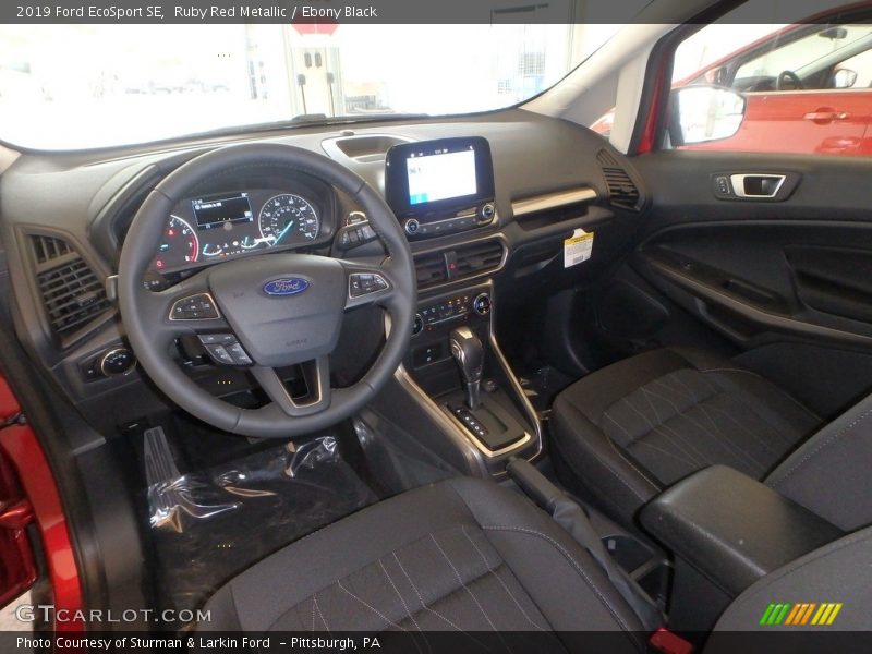 Ruby Red Metallic / Ebony Black 2019 Ford EcoSport SE