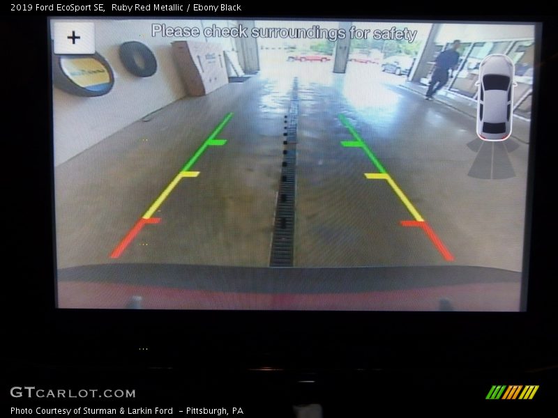 Ruby Red Metallic / Ebony Black 2019 Ford EcoSport SE