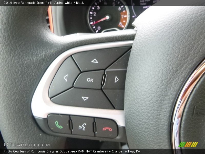 Alpine White / Black 2019 Jeep Renegade Sport 4x4