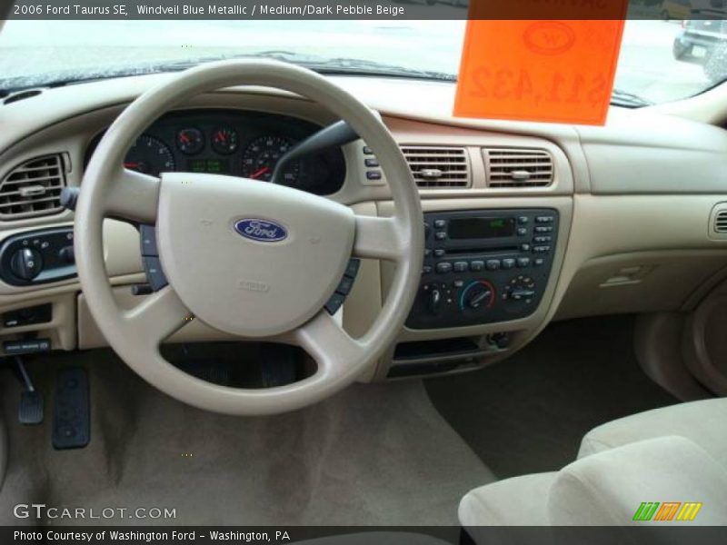 Windveil Blue Metallic / Medium/Dark Pebble Beige 2006 Ford Taurus SE