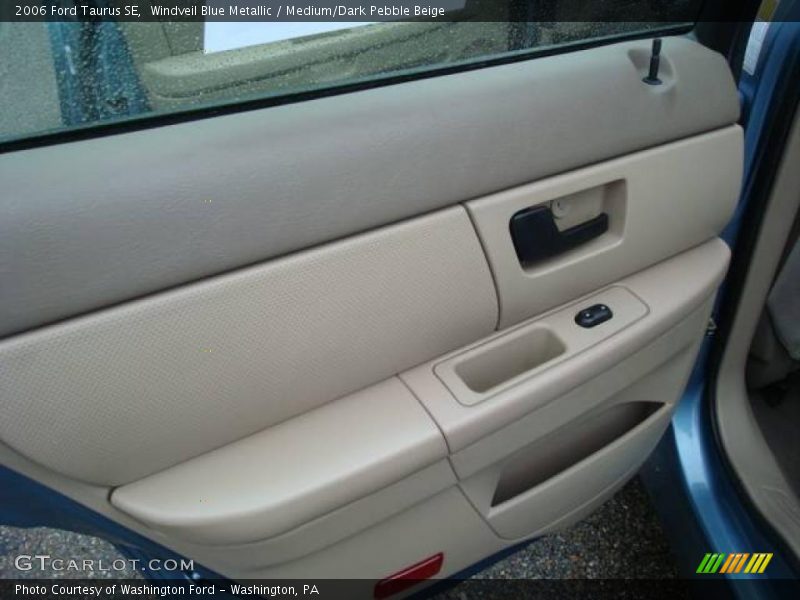 Windveil Blue Metallic / Medium/Dark Pebble Beige 2006 Ford Taurus SE