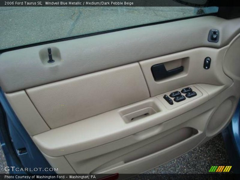 Windveil Blue Metallic / Medium/Dark Pebble Beige 2006 Ford Taurus SE
