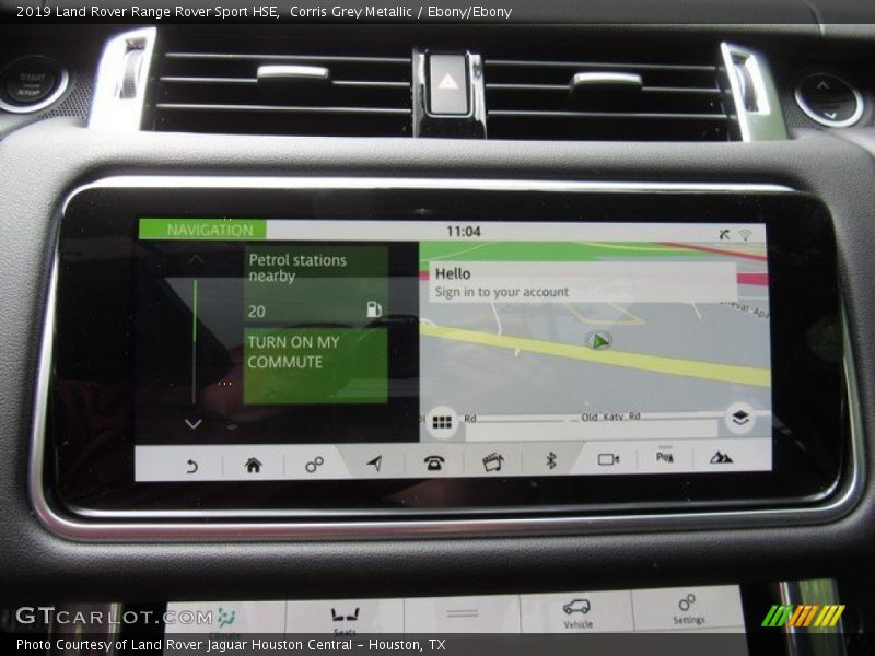 Navigation of 2019 Range Rover Sport HSE