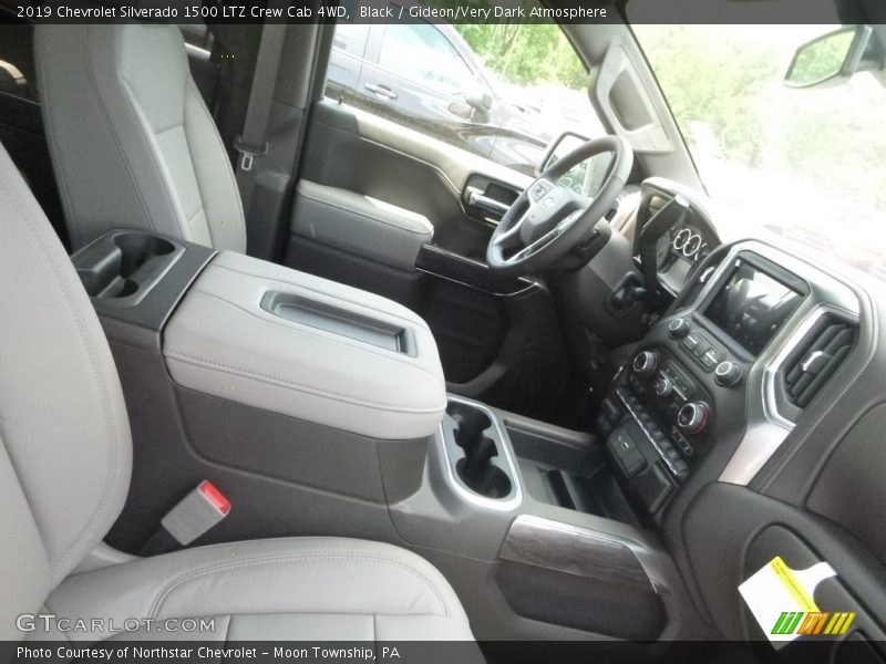Black / Gideon/Very Dark Atmosphere 2019 Chevrolet Silverado 1500 LTZ Crew Cab 4WD