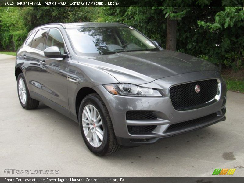 Corris Grey Metallic / Ebony 2019 Jaguar F-PACE Prestige AWD