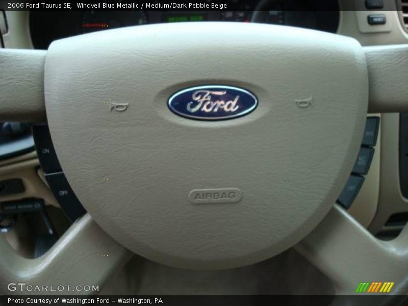 Windveil Blue Metallic / Medium/Dark Pebble Beige 2006 Ford Taurus SE
