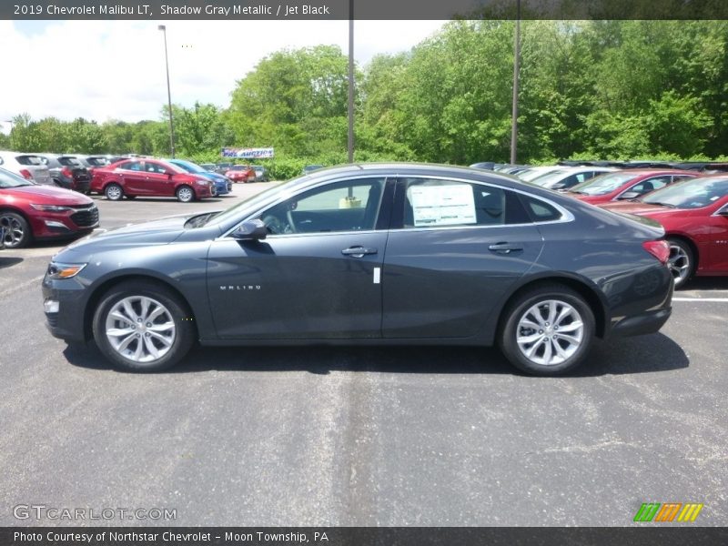 Shadow Gray Metallic / Jet Black 2019 Chevrolet Malibu LT