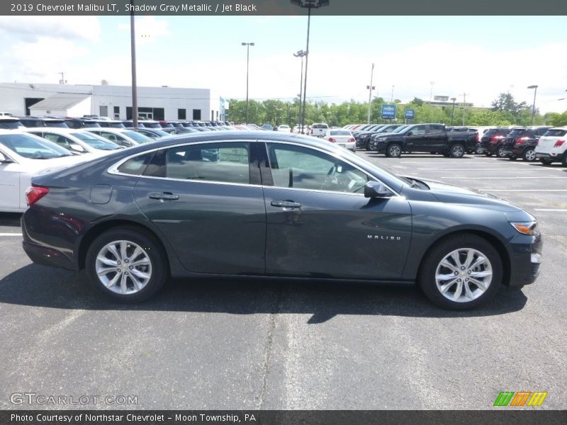 Shadow Gray Metallic / Jet Black 2019 Chevrolet Malibu LT