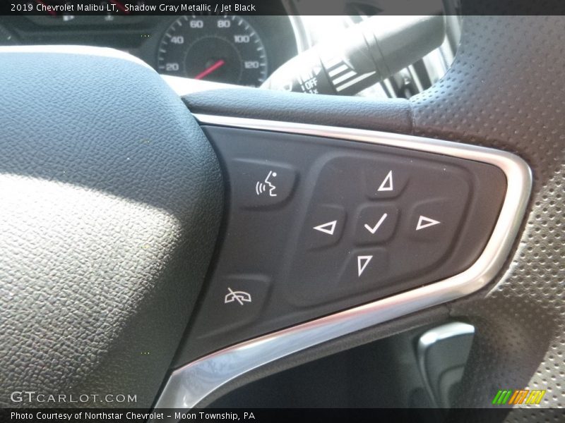 Shadow Gray Metallic / Jet Black 2019 Chevrolet Malibu LT