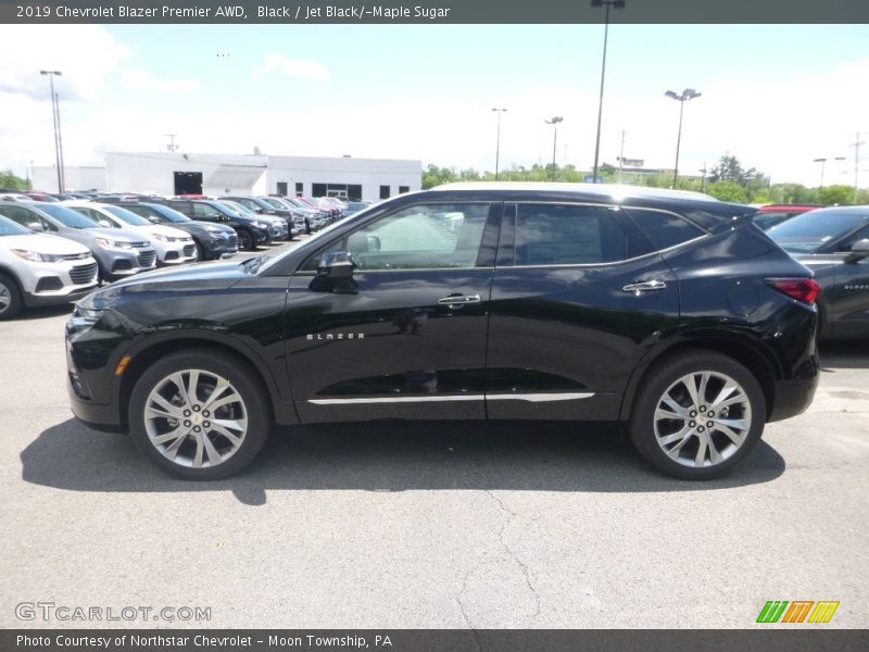 Black / Jet Black/­Maple Sugar 2019 Chevrolet Blazer Premier AWD