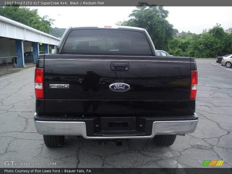 Black / Medium Flint 2007 Ford F150 XLT SuperCrew 4x4