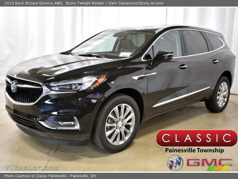 Ebony Twilight Metallic / Dark Galvanized/Ebony Accents 2019 Buick Enclave Essence AWD