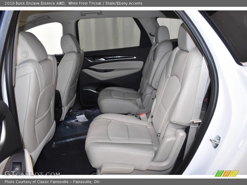 White Frost Tricoat / Shale/Ebony Accents 2019 Buick Enclave Essence AWD