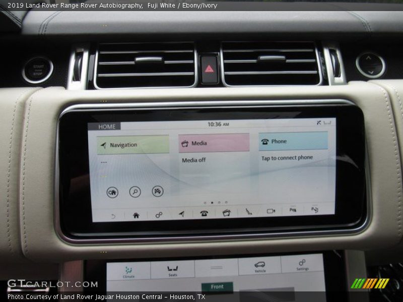 Controls of 2019 Range Rover Autobiography