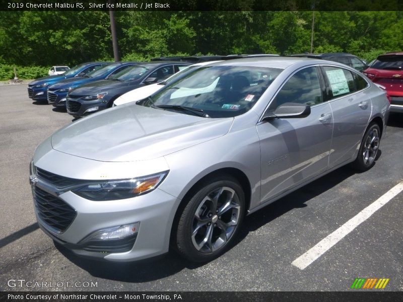 Silver Ice Metallic / Jet Black 2019 Chevrolet Malibu RS