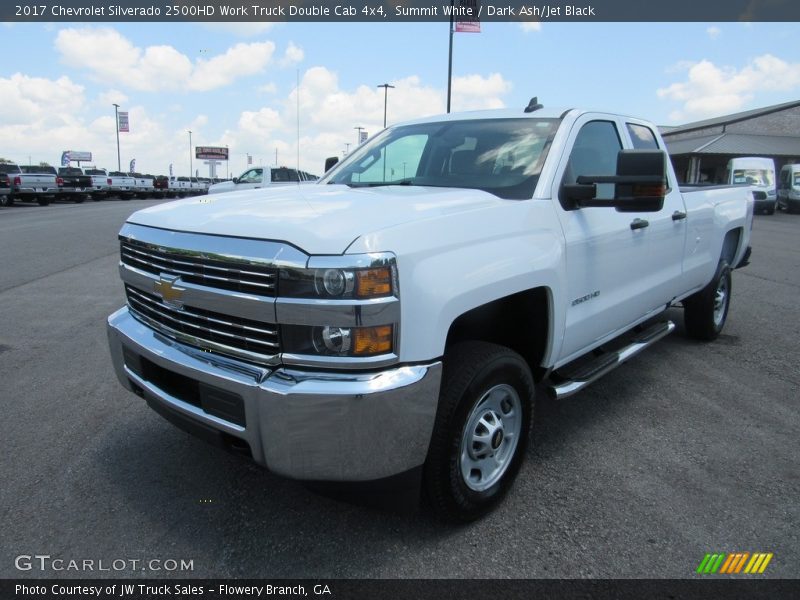 Summit White / Dark Ash/Jet Black 2017 Chevrolet Silverado 2500HD Work Truck Double Cab 4x4