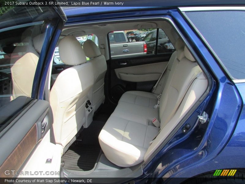 Lapis Blue Pearl / Warm Ivory 2017 Subaru Outback 3.6R Limited