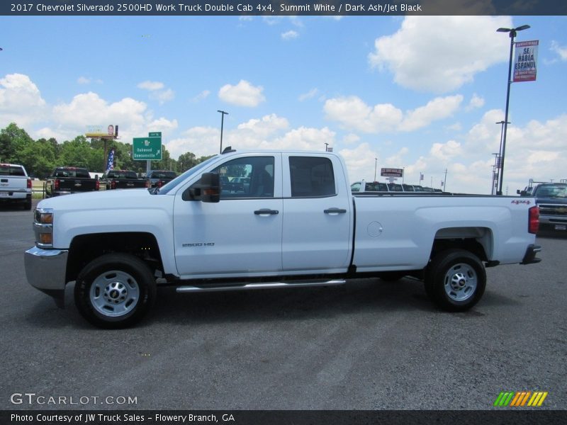 Summit White / Dark Ash/Jet Black 2017 Chevrolet Silverado 2500HD Work Truck Double Cab 4x4