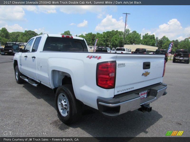 Summit White / Dark Ash/Jet Black 2017 Chevrolet Silverado 2500HD Work Truck Double Cab 4x4