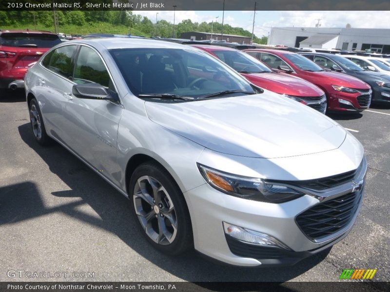 Silver Ice Metallic / Jet Black 2019 Chevrolet Malibu RS