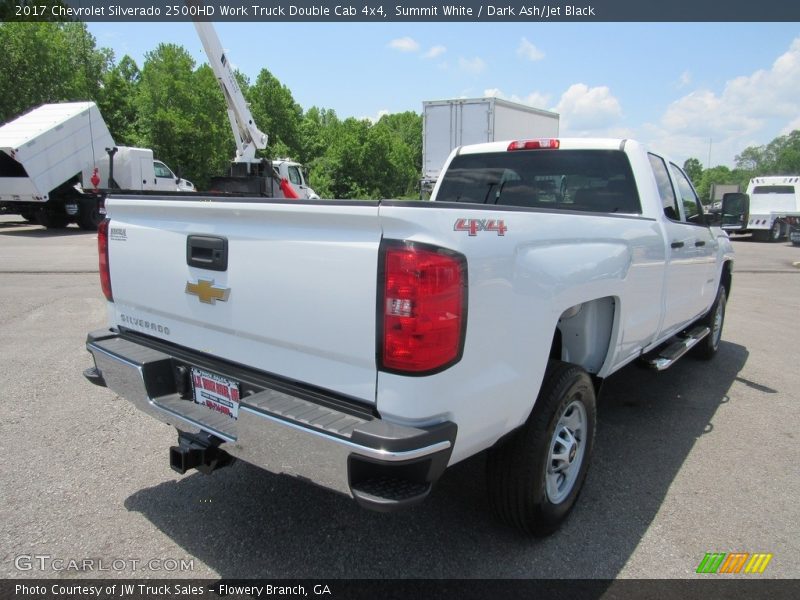 Summit White / Dark Ash/Jet Black 2017 Chevrolet Silverado 2500HD Work Truck Double Cab 4x4