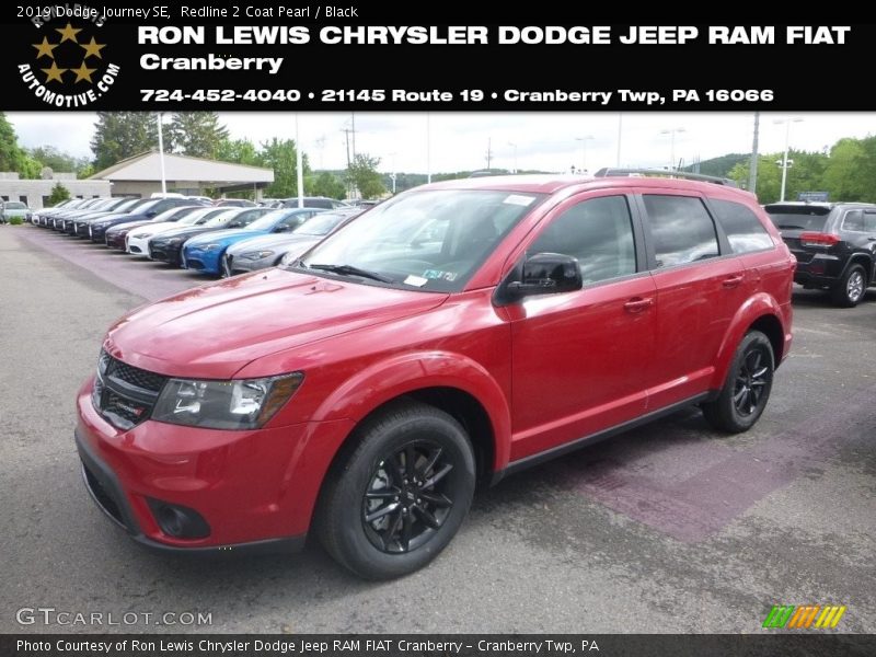 Redline 2 Coat Pearl / Black 2019 Dodge Journey SE