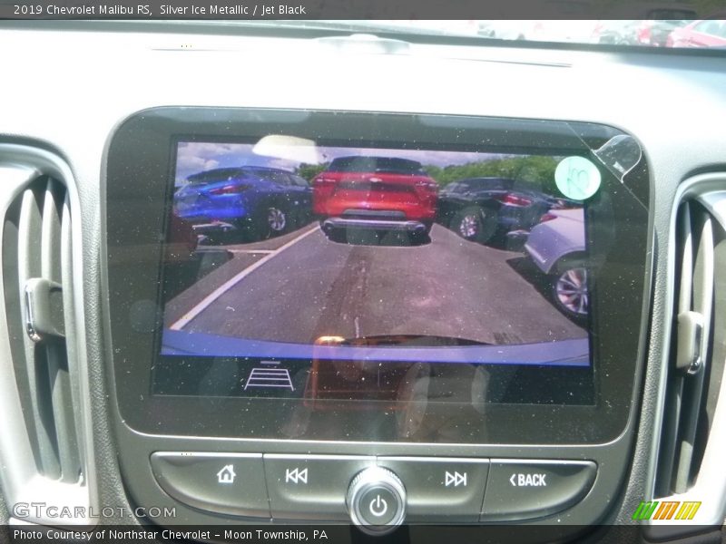 Silver Ice Metallic / Jet Black 2019 Chevrolet Malibu RS