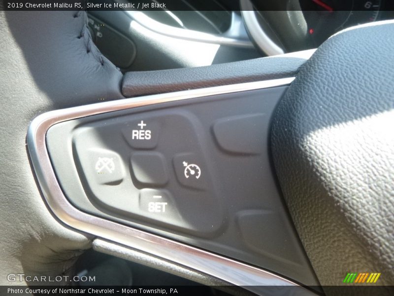 Silver Ice Metallic / Jet Black 2019 Chevrolet Malibu RS