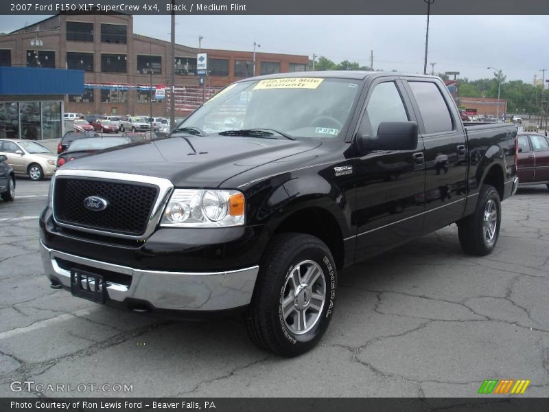 Black / Medium Flint 2007 Ford F150 XLT SuperCrew 4x4