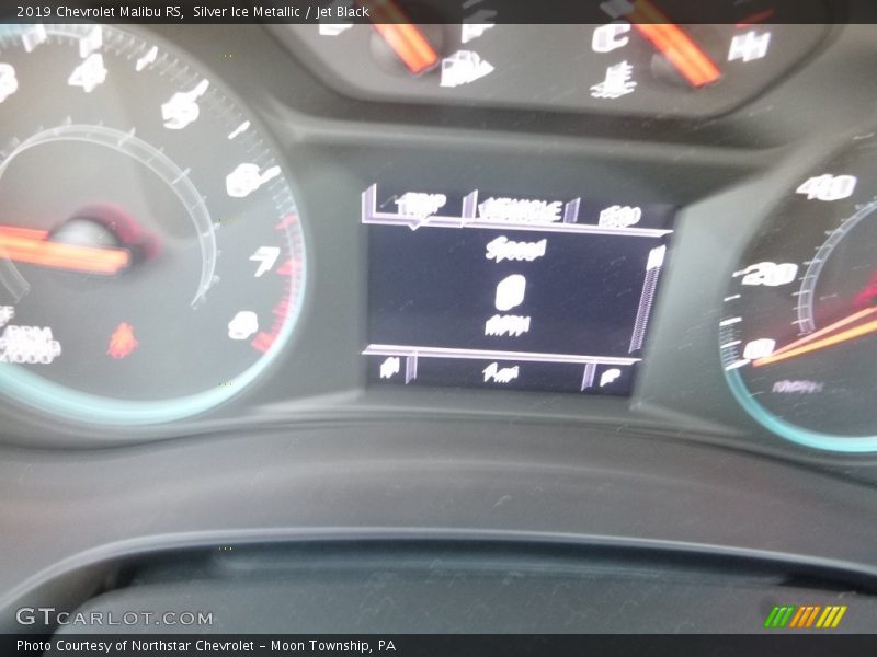 Silver Ice Metallic / Jet Black 2019 Chevrolet Malibu RS