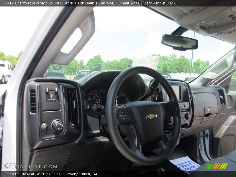 Summit White / Dark Ash/Jet Black 2017 Chevrolet Silverado 2500HD Work Truck Double Cab 4x4