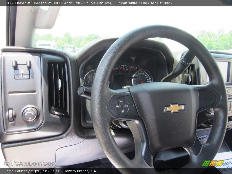 Summit White / Dark Ash/Jet Black 2017 Chevrolet Silverado 2500HD Work Truck Double Cab 4x4
