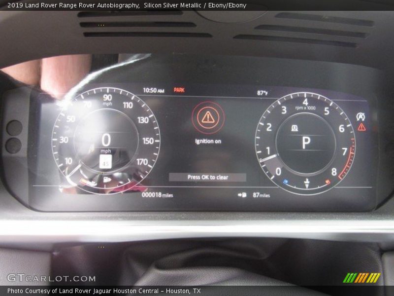  2019 Range Rover Autobiography Autobiography Gauges