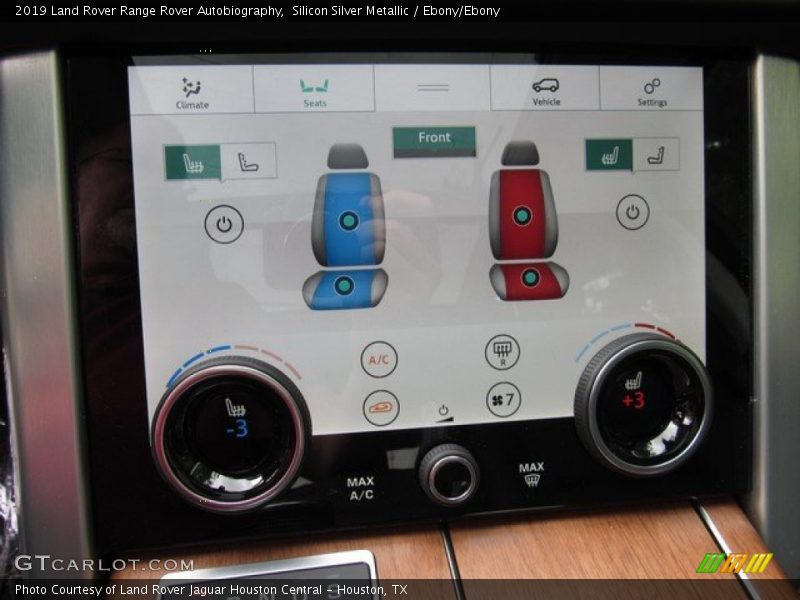 Controls of 2019 Range Rover Autobiography