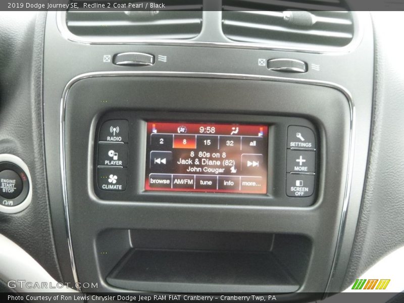 Redline 2 Coat Pearl / Black 2019 Dodge Journey SE