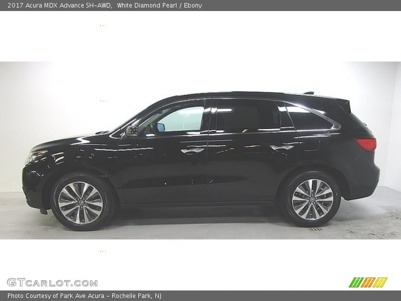 White Diamond Pearl / Ebony 2017 Acura MDX Advance SH-AWD