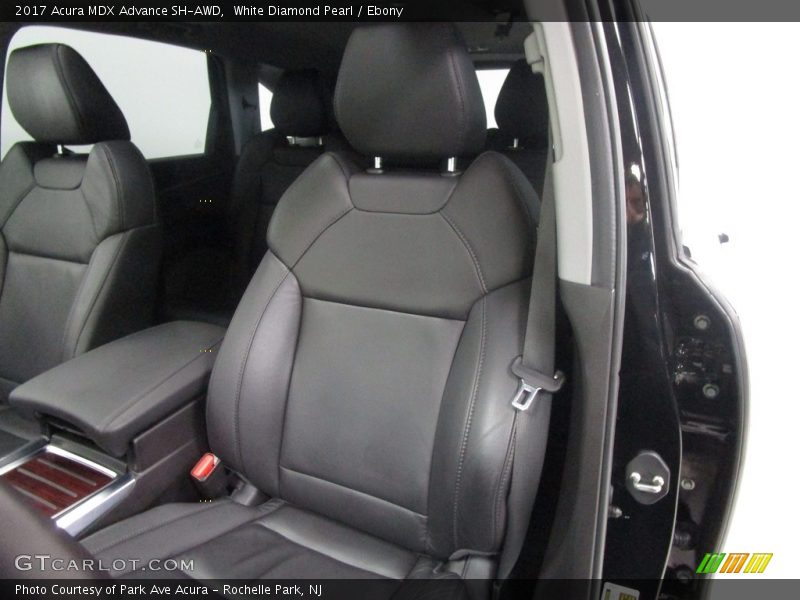 White Diamond Pearl / Ebony 2017 Acura MDX Advance SH-AWD