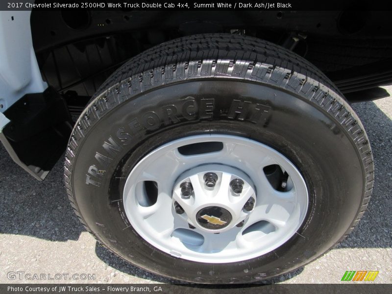 Summit White / Dark Ash/Jet Black 2017 Chevrolet Silverado 2500HD Work Truck Double Cab 4x4