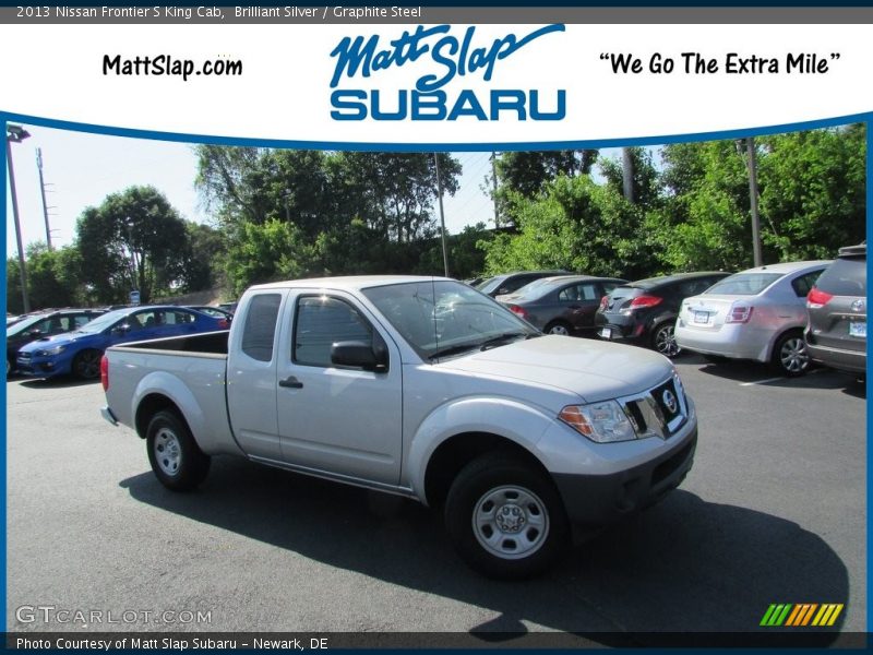 Brilliant Silver / Graphite Steel 2013 Nissan Frontier S King Cab
