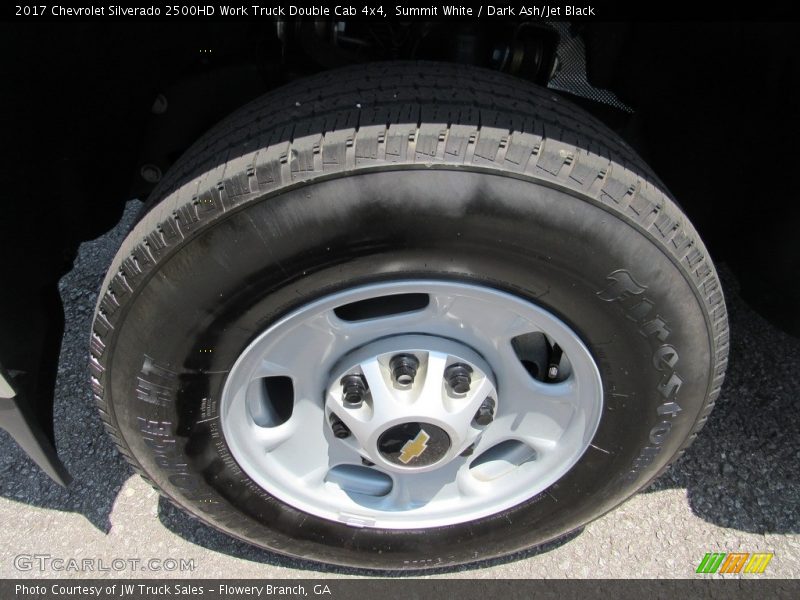 Summit White / Dark Ash/Jet Black 2017 Chevrolet Silverado 2500HD Work Truck Double Cab 4x4