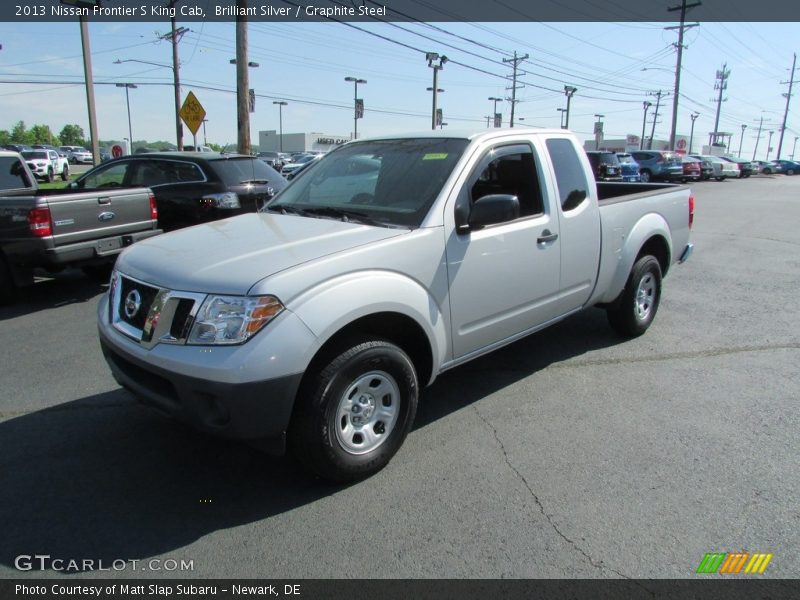 Brilliant Silver / Graphite Steel 2013 Nissan Frontier S King Cab