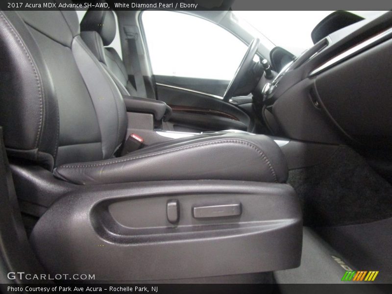 White Diamond Pearl / Ebony 2017 Acura MDX Advance SH-AWD