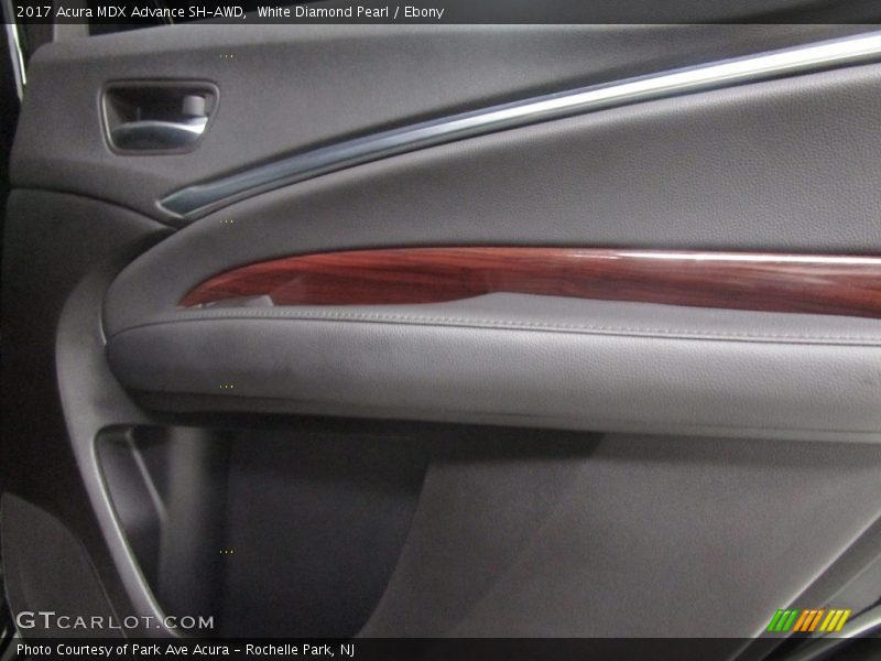 White Diamond Pearl / Ebony 2017 Acura MDX Advance SH-AWD